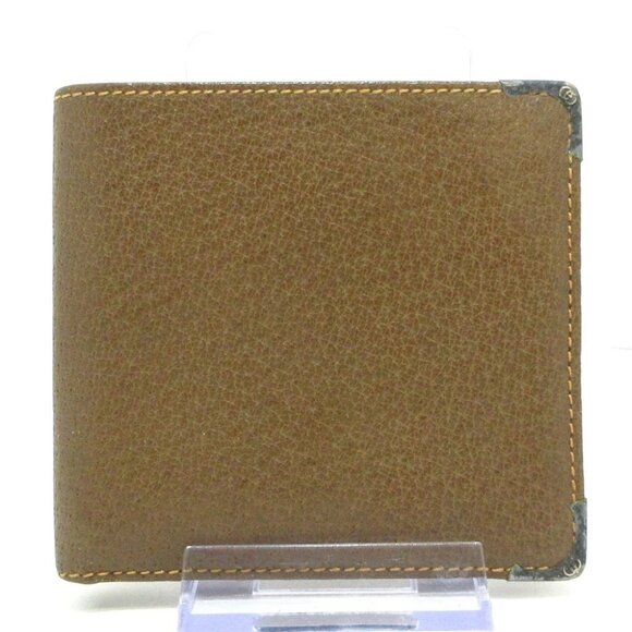 Auth GUCCI Old Gucci Brown Leather Bifold Wallet - Picture 1 of 6